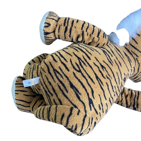 Target Circo Bean Plush Tiger 18" Orange Chunky Paws Feet Stuffed Animal Big Cat - Picture 3 of 6